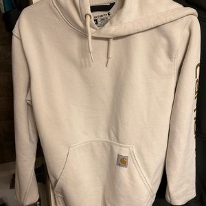 LOOSE FIT MIDWEIGHT LOGO SLEEVE GRAPHIC HOODIE